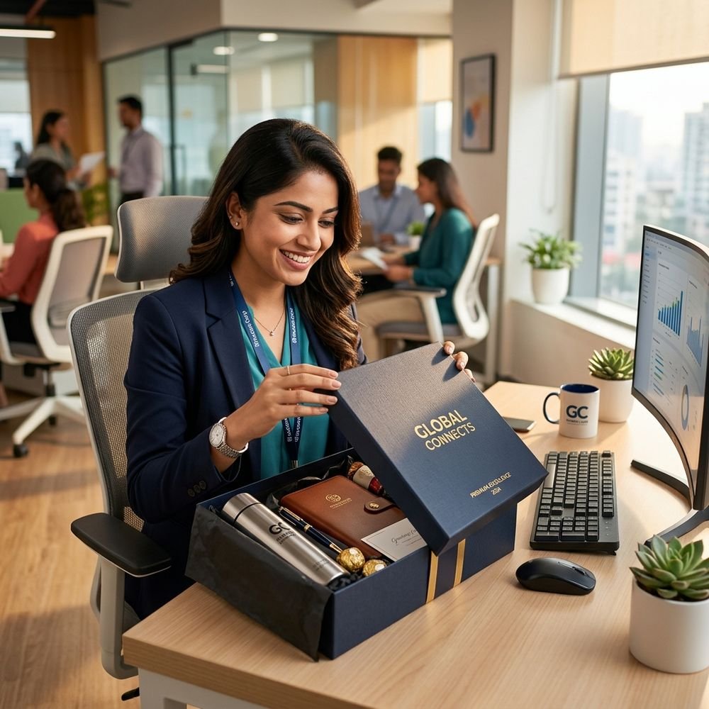 Cumaccs Gifting Experience - Happy unboxing of corporate gift hamper