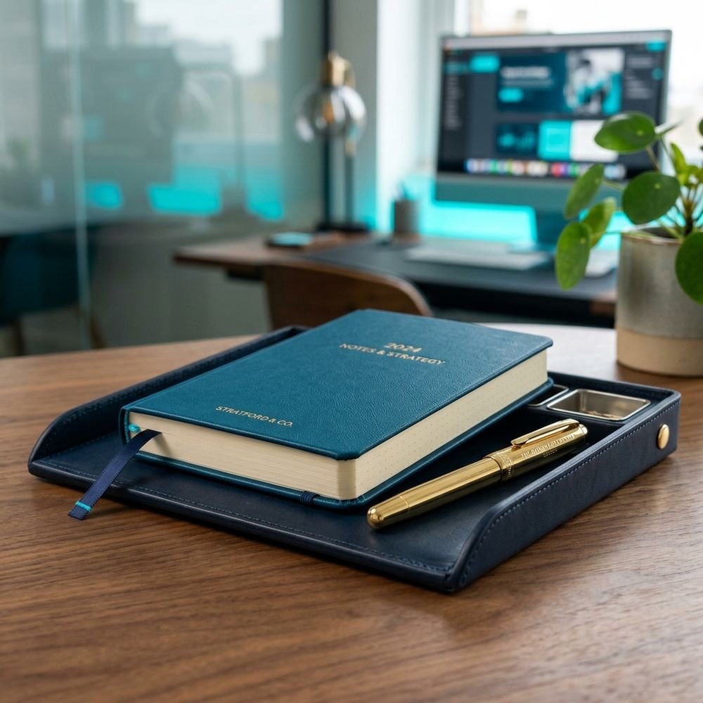 Smart LED Desk Lamp & Clock