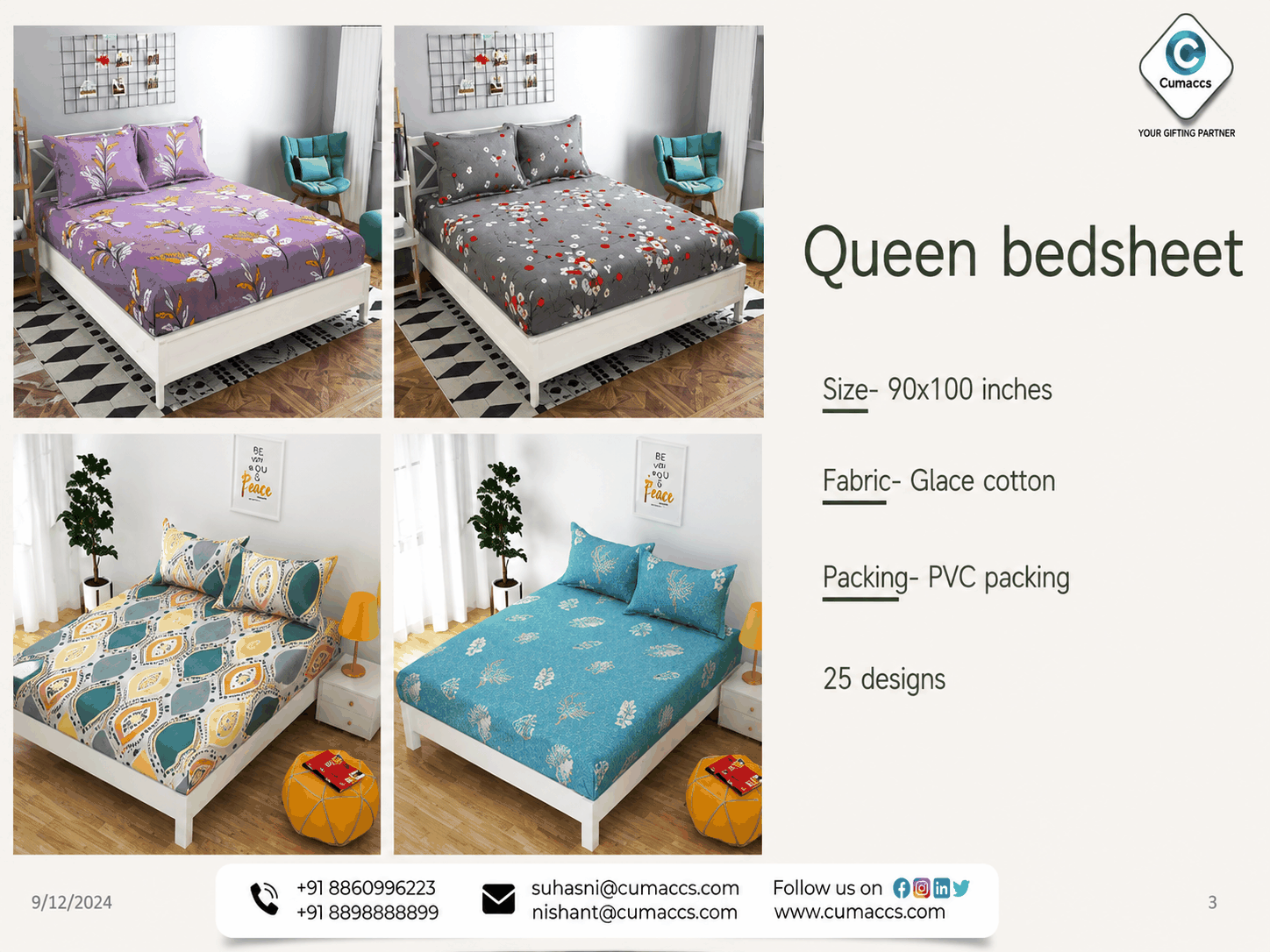 Queen size bedsheet Queen size bedsheet image 5
