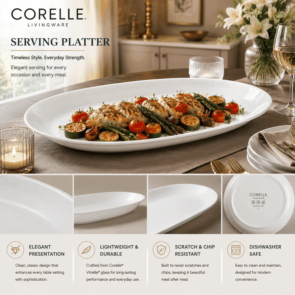 Corelle Serving Platter image 3