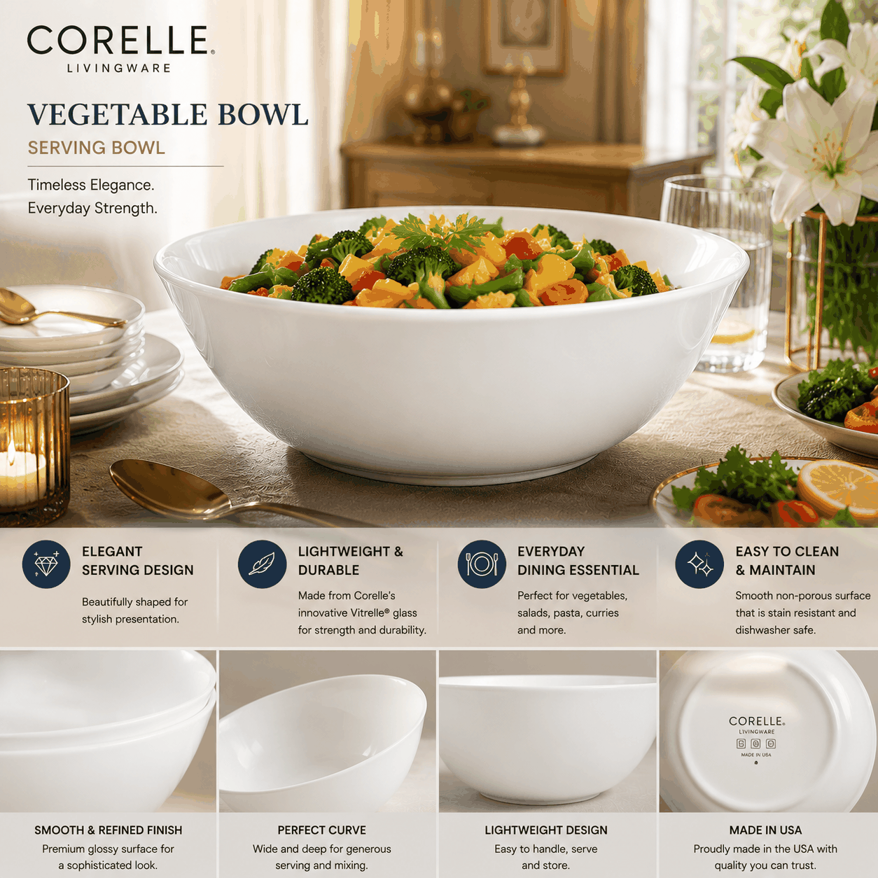 Corelle Vegetable Bowl image 4