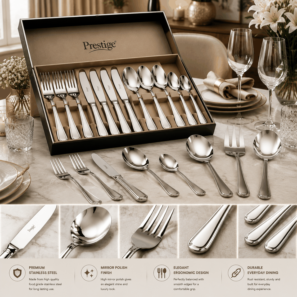 Prestige Cutlery Set
