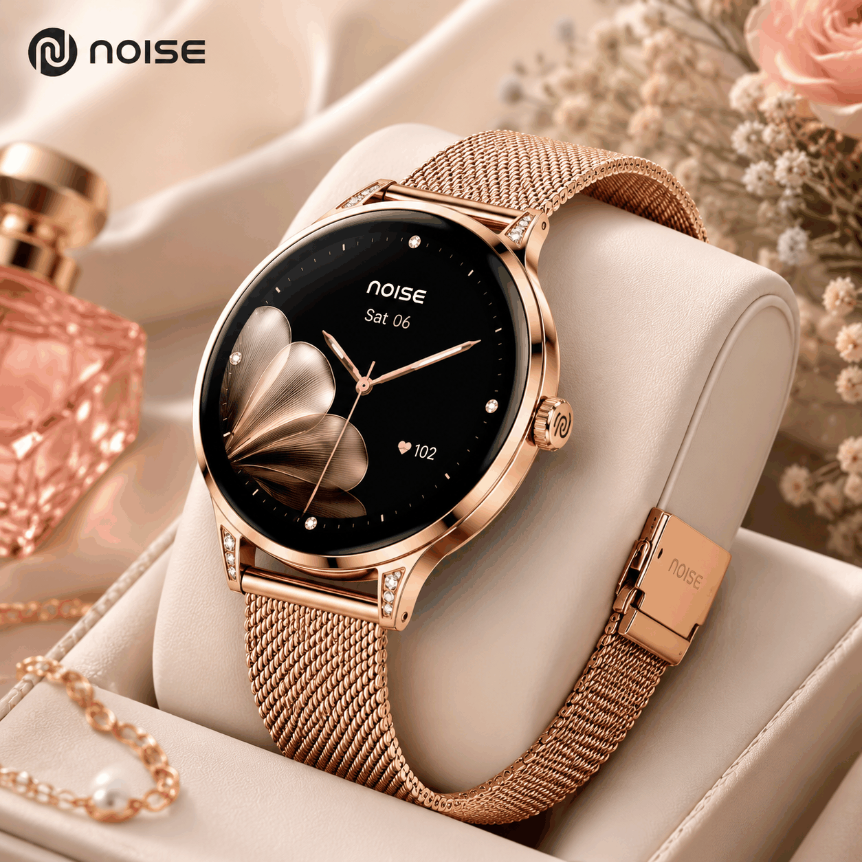 Noise NoiseFit Diva 2 Women_s Smartwatch AMOLED