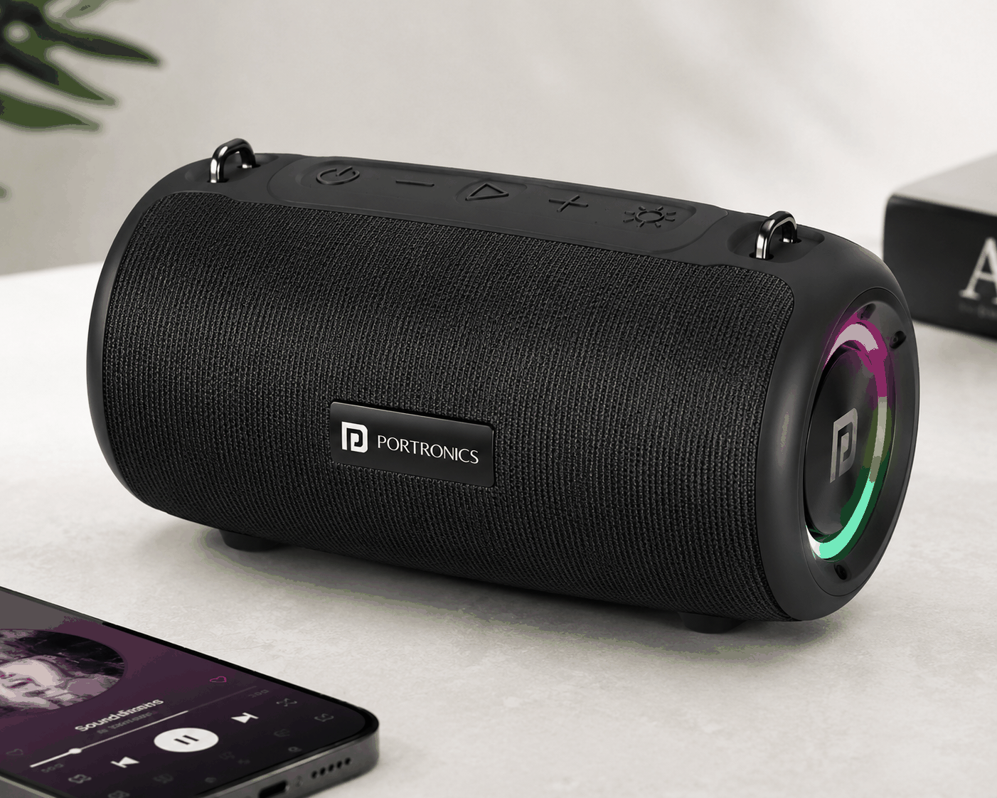 Portronics Portronics Sounddrum 1 10 W Bluetooth Speaker (Black