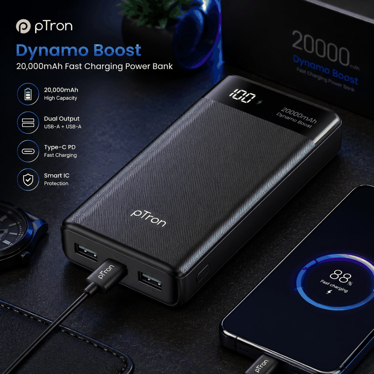 Ptron pTron Dynamo Boost 20