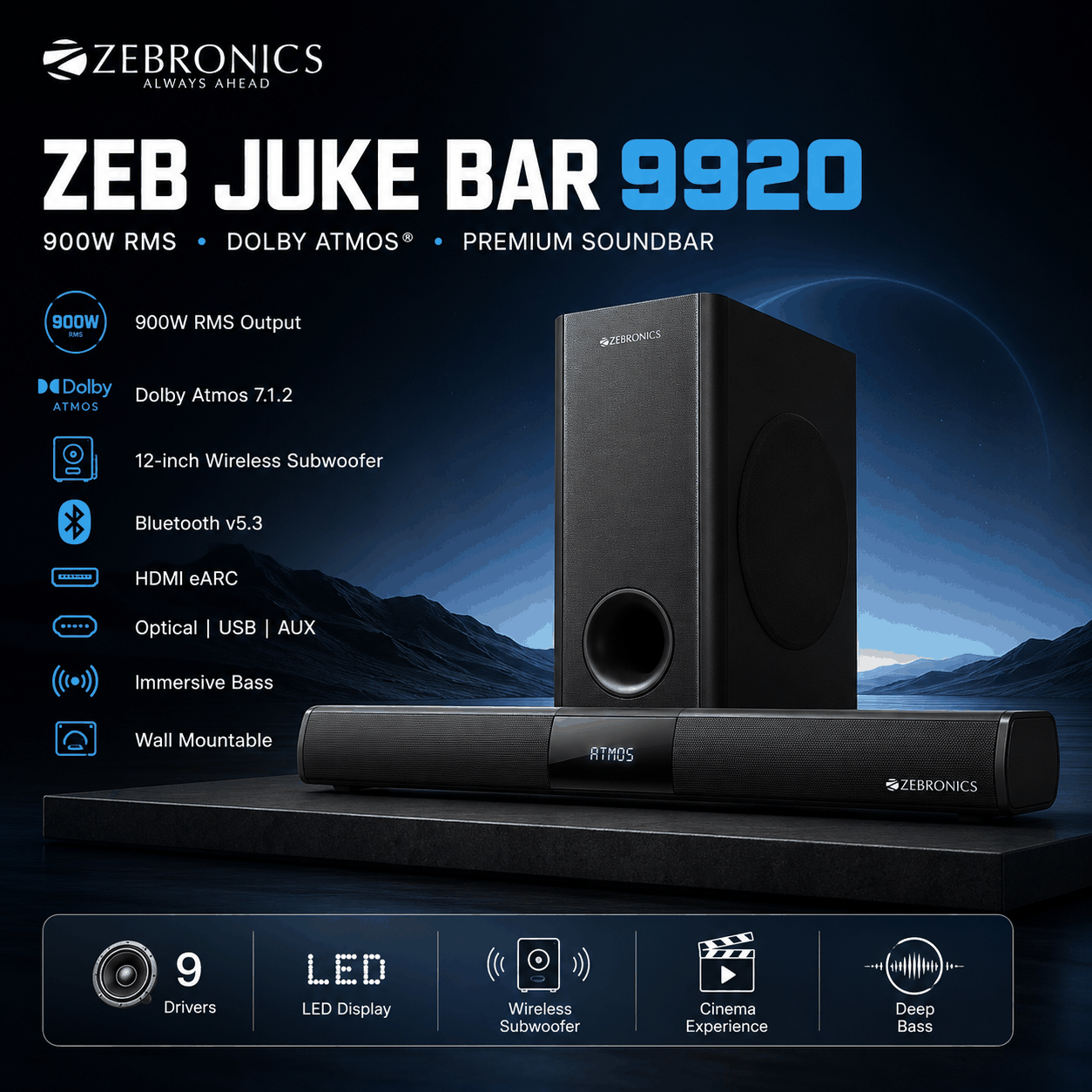 Zebronices Zeb Juke Bar 9920