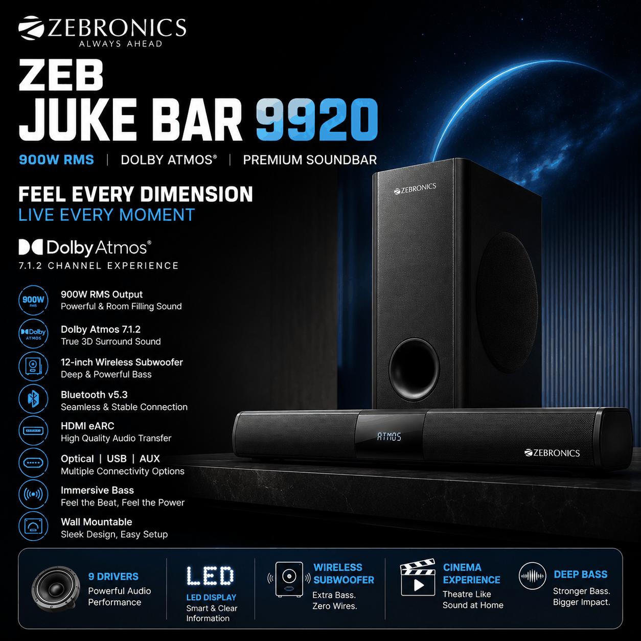 Zebronices Zeb Juke Bar 9920 image 3