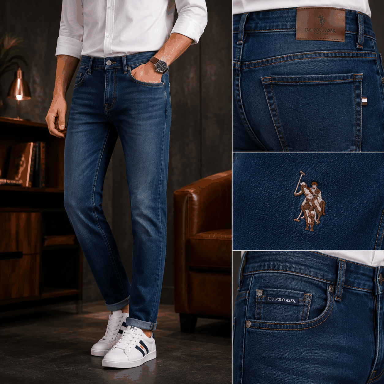 U.S. Polo Assn. Regular Fit Jeans – Premium Men's Denim Jeans