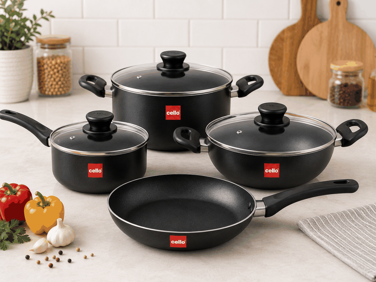 Cello Cello Non-Stick Cookware Set