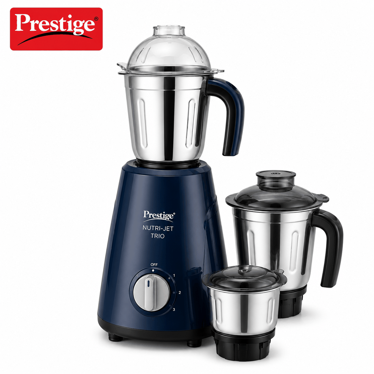 Prestige Nutri-Jet Trio Mixer Grinder 450W 3 Jar Mixer Grinder