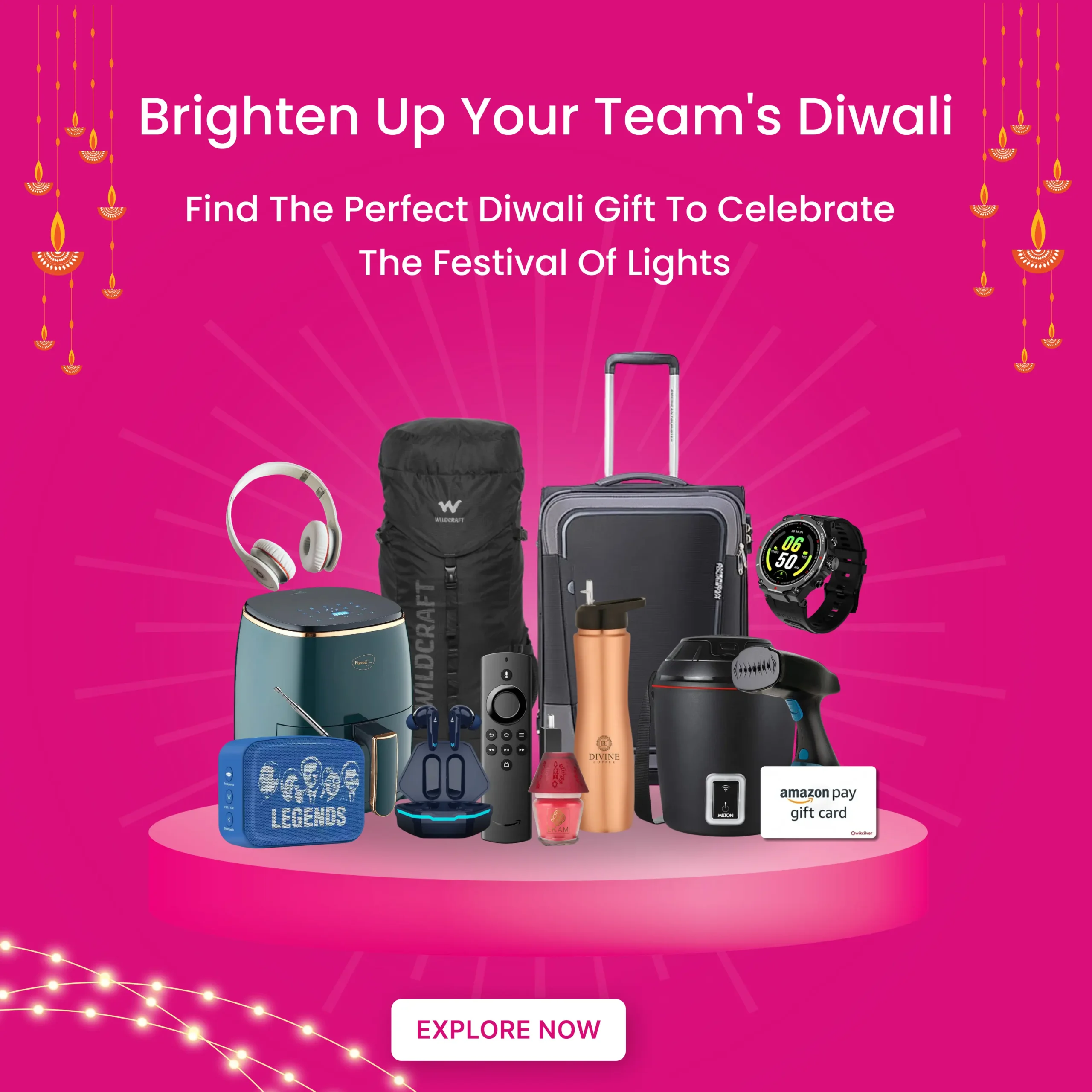Brighten Up's your team Diwali