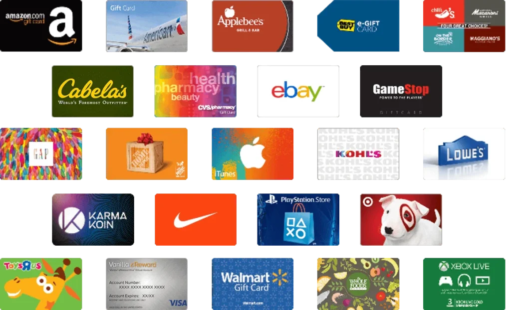 gift cards for corporate employess or client
